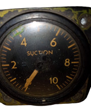 U.S. Army Suction Gauge Vintage Collectible Industrial Militaria Automotive