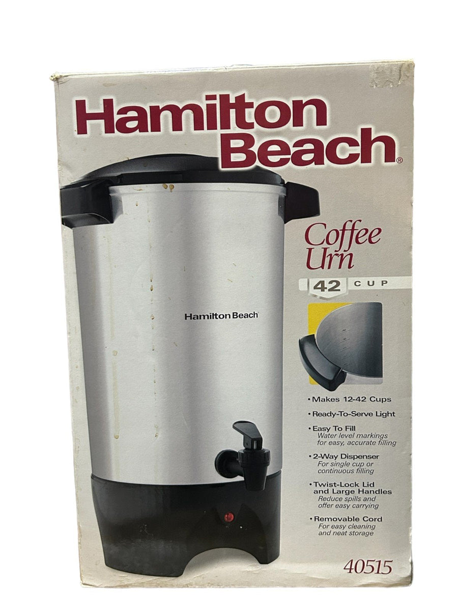 Coffee Urn Hamilton Beach 42 Cup Drink Dispenser 40515 Hot Servingware Parties