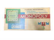 Monopoly Game Vintage Parker Brothers 1961 Board All Pieces