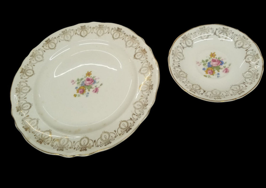 Dinnerware Antique Edwin M. Knowles China Company Vintage Semi-Vitreous 42-4