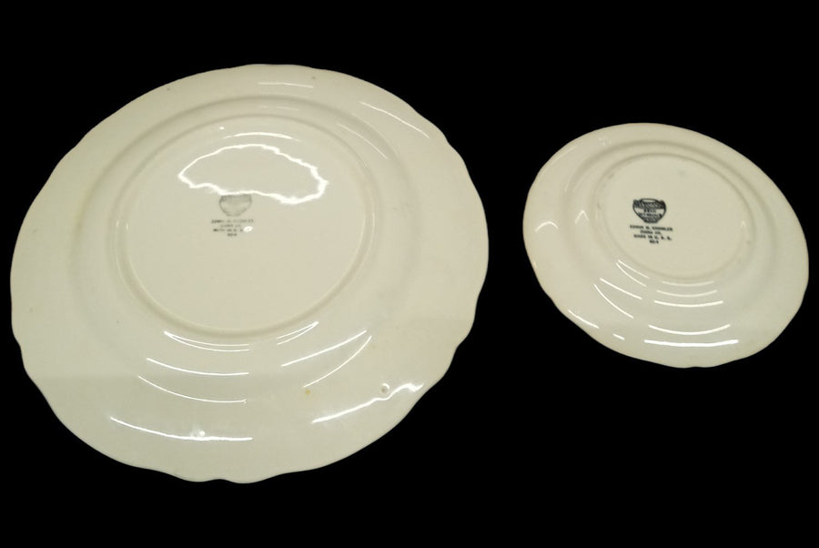 Dinnerware Antique Edwin M. Knowles China Company Vintage Semi-Vitreous 42-4