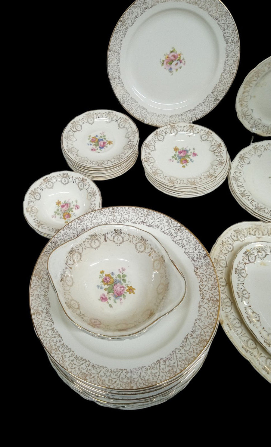Dinnerware Antique Edwin M. Knowles China Company Vintage Semi-Vitreous 42-4