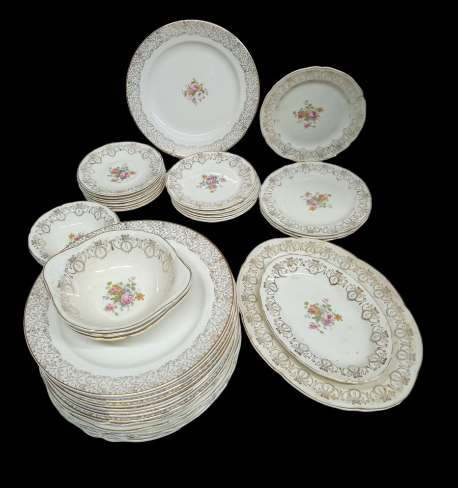 Dinnerware Antique Edwin M. Knowles China Company Vintage Semi-Vitreous 42-4
