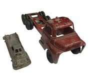 Diecast Cars Vintage Lot 8 Hubley Tootsie Manoil Stratco Truck Toy Collectibles