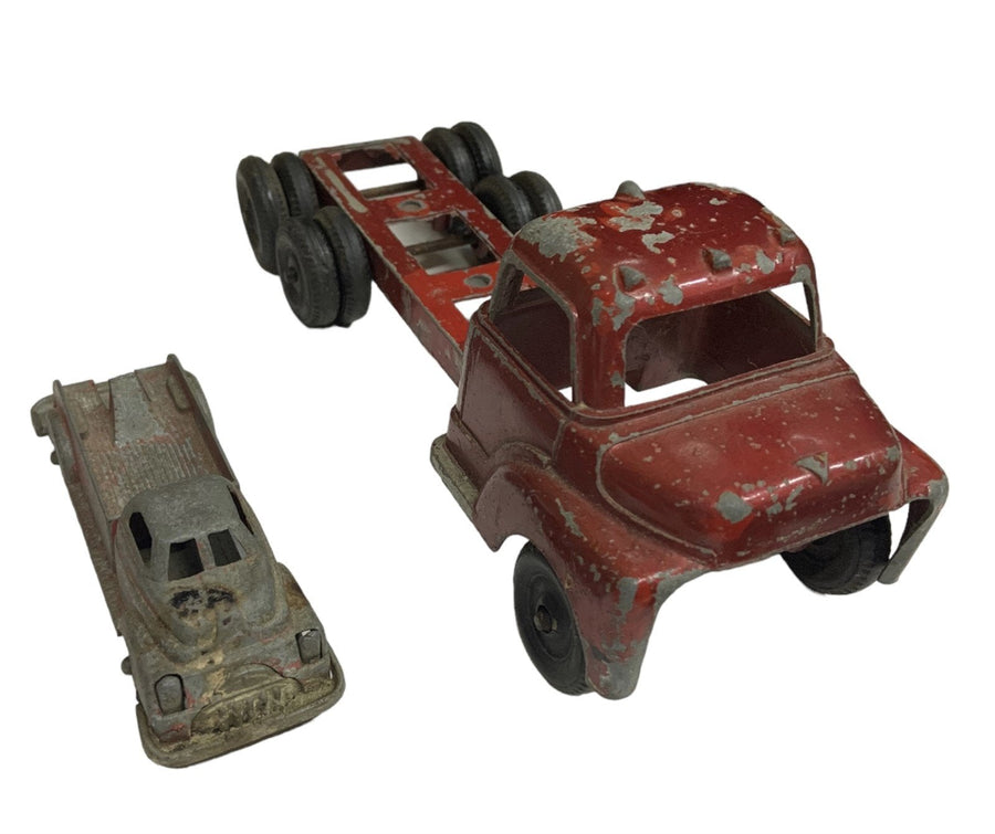 Diecast Cars Vintage Lot 8 Hubley Tootsie Manoil Stratco Truck Toy Collectibles