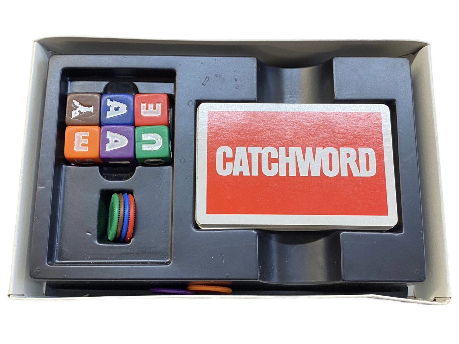 Catchword a Wild Word Game of Letter Cards and Cubes by The Makers of UNO