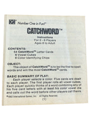Catchword a Wild Word Game of Letter Cards and Cubes by The Makers of UNO