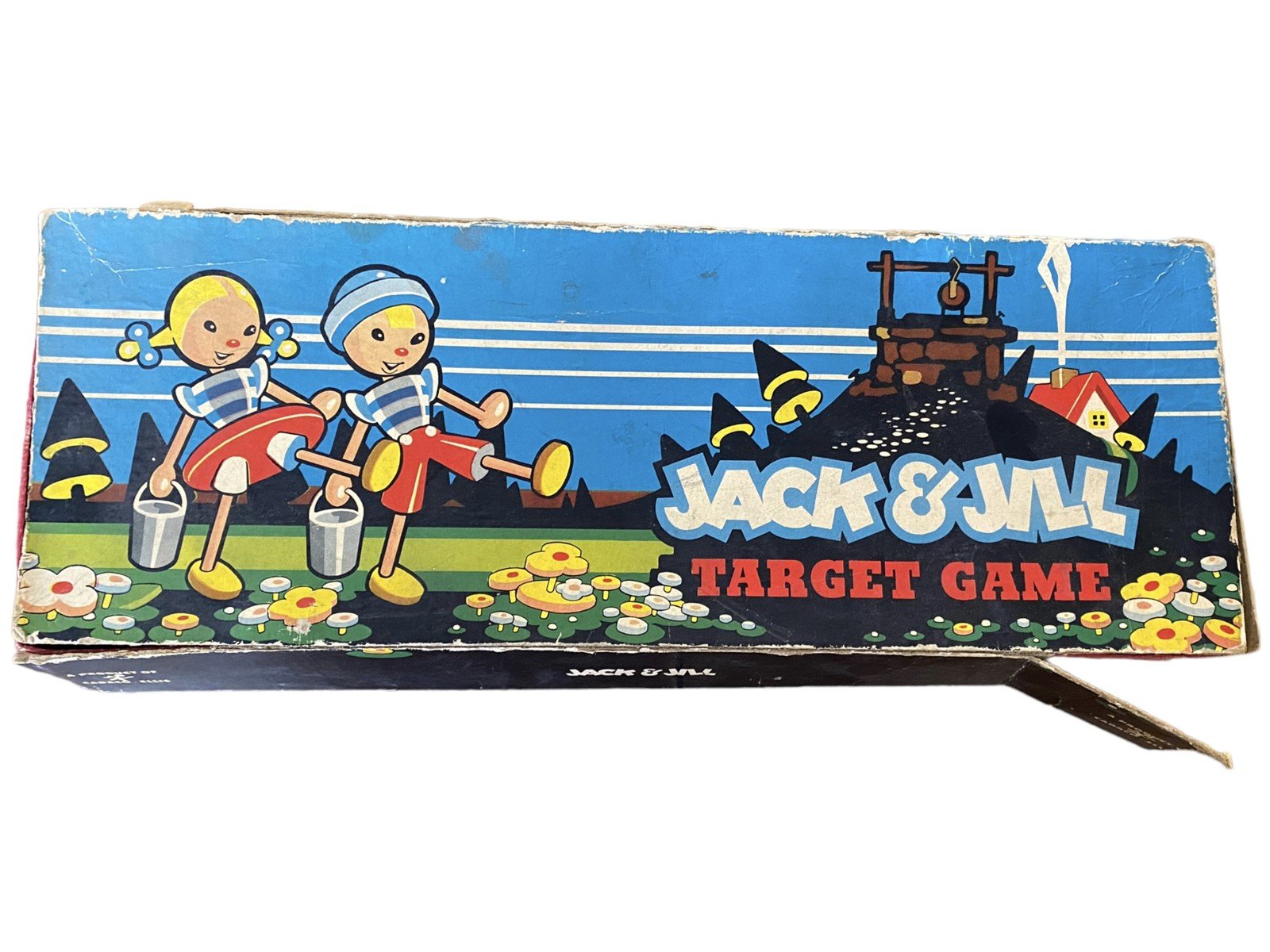 Jack and Jill Target Game With Ball a Product of Cadaco Ellis