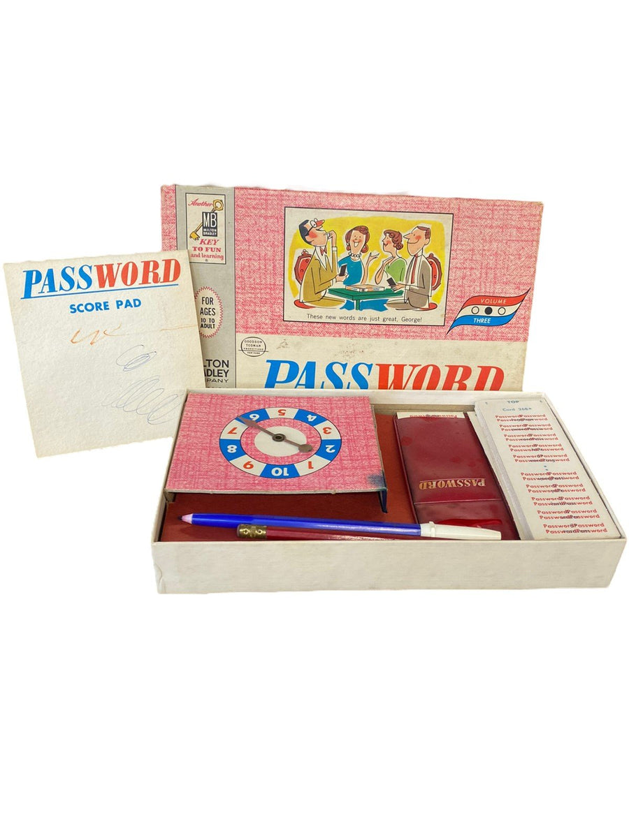Password Volume Three Game Milton Bradley Company