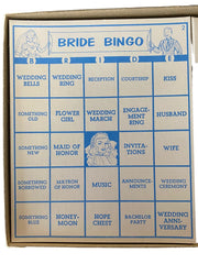 Bride Bingo Bridal Shower Party Games