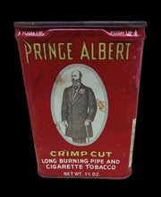 Prince Albert Crimp Cut Tobacco Tin Vintage Collectible Advertising Tobacciana