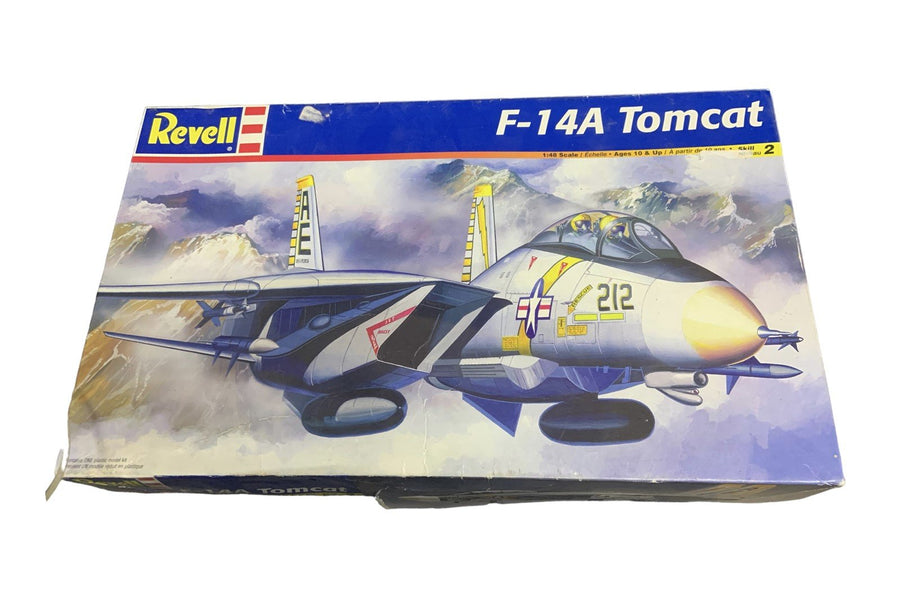 Model Airplane F-14A Tomcat Revell 48:1 Scale Toy Plane US Navy Fighter Craft