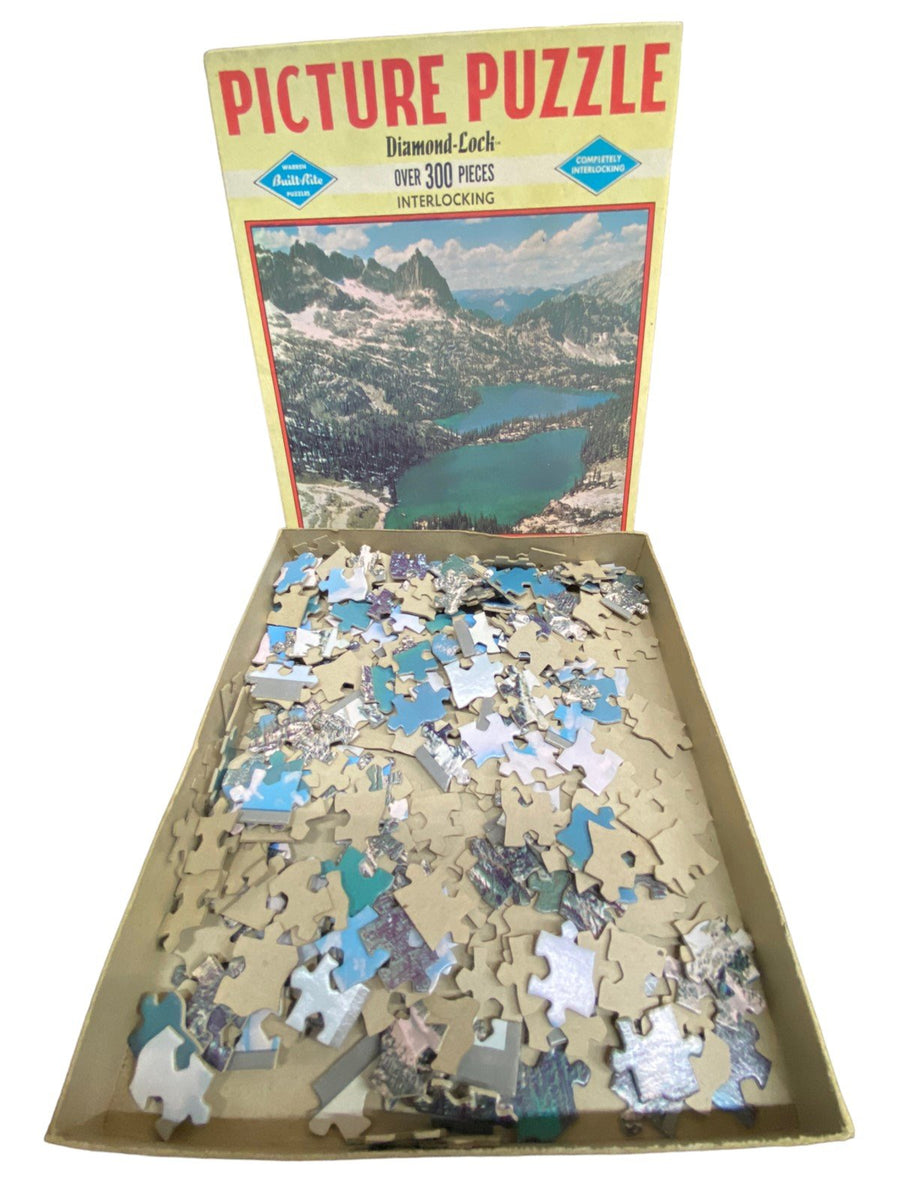 Warren Built-Rite Puzzles Picture Puzzle Diamond-lock Over 300 Pieces