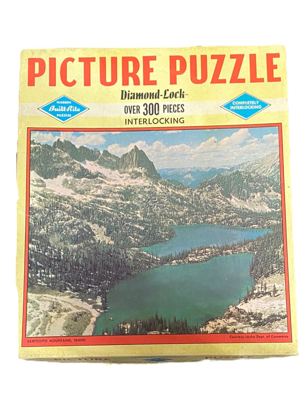 Warren Built-Rite Puzzles Picture Puzzle Diamond-lock Over 300 Pieces