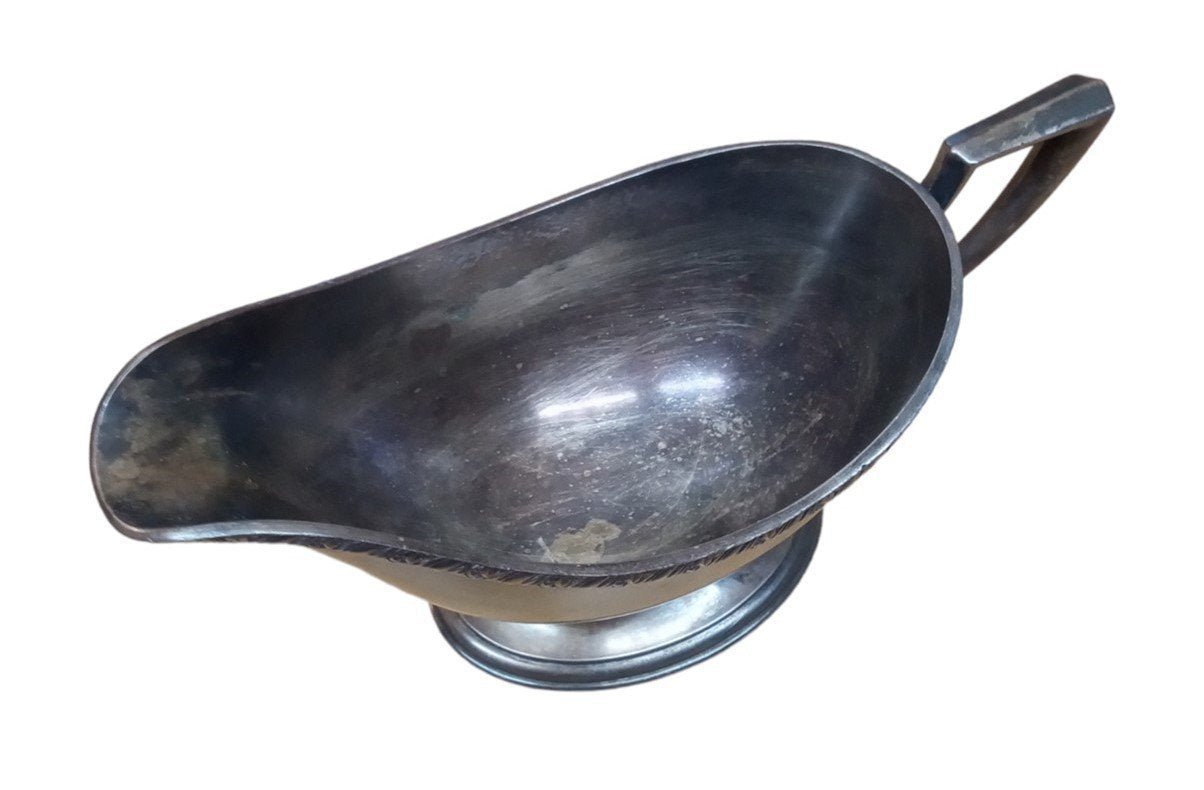 Wm.A Rogers Silverplate Gravy Boat Vintage Collectible Kitchenware Serveware
