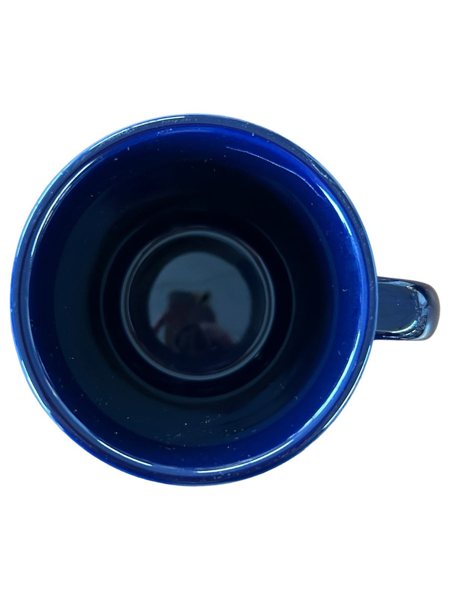 Fiesta - Cobalt Blue Java Mug Homer Laughlin Ceramic Coffee Cup Tea Retired HLC