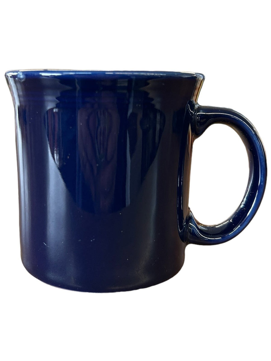 Fiesta - Cobalt Blue Java Mug Homer Laughlin Ceramic Coffee Cup Tea Retired HLC