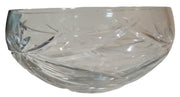 Crystal Fruit Bowl Vintage Starburst Pattern Very Heavy 1980s