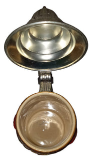 Lidded Beer Stein West Germany Vintage Schone Weiber SInd Gute Zeitvertreiber