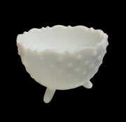 Milk Glass Lot Fenton Hobnail Bell Bowl Pitcher Jam Jar White Dinnerware