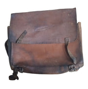 Leather Brown Satchel Vintage Antique Collectible Fashion Accessory Apparel