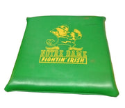 Notre Dame Fightin' Irish Green Seat Cushion Vintage Collectible Sports