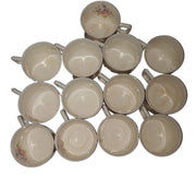 China Dinnerware Antique Century by Salem Vintage Floral Cups Plates Casserole