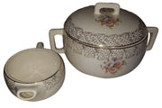 China Dinnerware Antique Century by Salem Vintage Floral Cups Plates Casserole