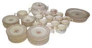 China Dinnerware Antique Century by Salem Vintage Floral Cups Plates Casserole