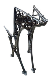 Eclipse Cast Iron 2 Piece School Desk Frame Vintage Collectible Decorative