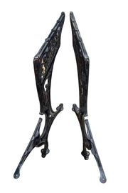 Eclipse Cast Iron 2 Piece School Desk Frame Vintage Collectible Decorative