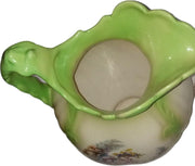 Pitcher Courting Couple Vintage Porcelain Sturdy 12.5" Tall