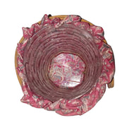Baskets with Plaid Cloth Plastic Protector Vintage Longaberger Baskets 1991-1992