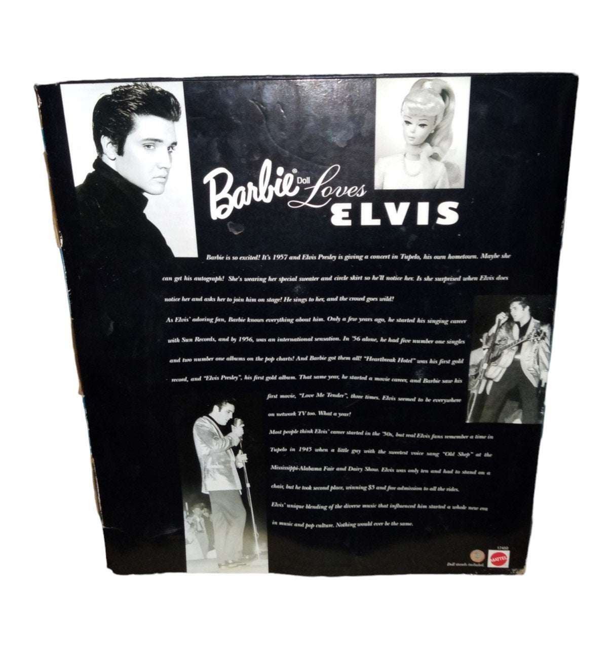 Barbie Loves Elvis Doll Set Vintage Collectible Musical Elvis Memorabilia