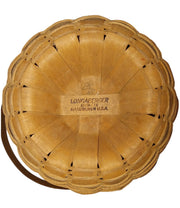 Longaberger Fruit Basket with Punt Vintage Baskets 1985 Made in USA Handled