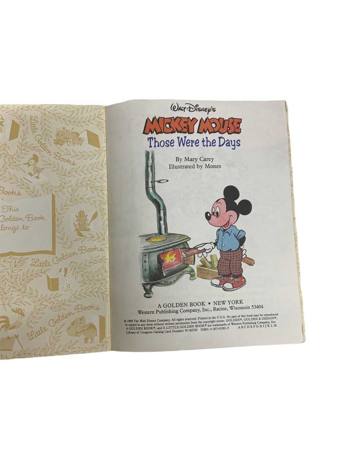 Little Golden Books Mickey Mouse Lot 5 Disney Stories Vintage