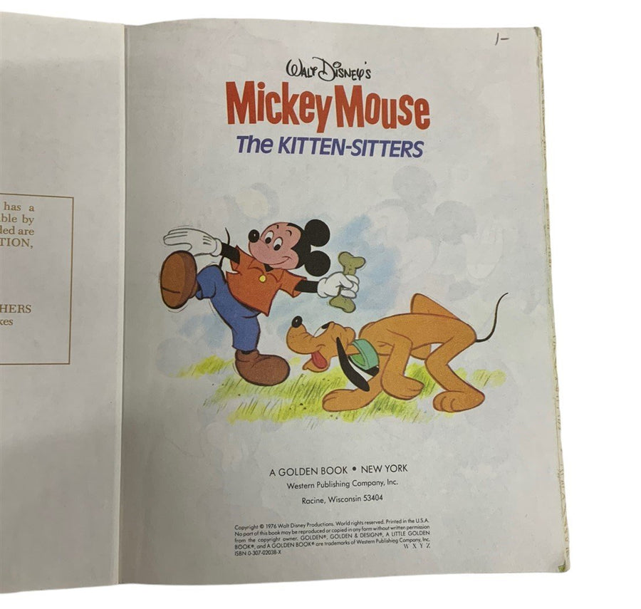 Little Golden Books Mickey Mouse Lot 5 Disney Stories Vintage