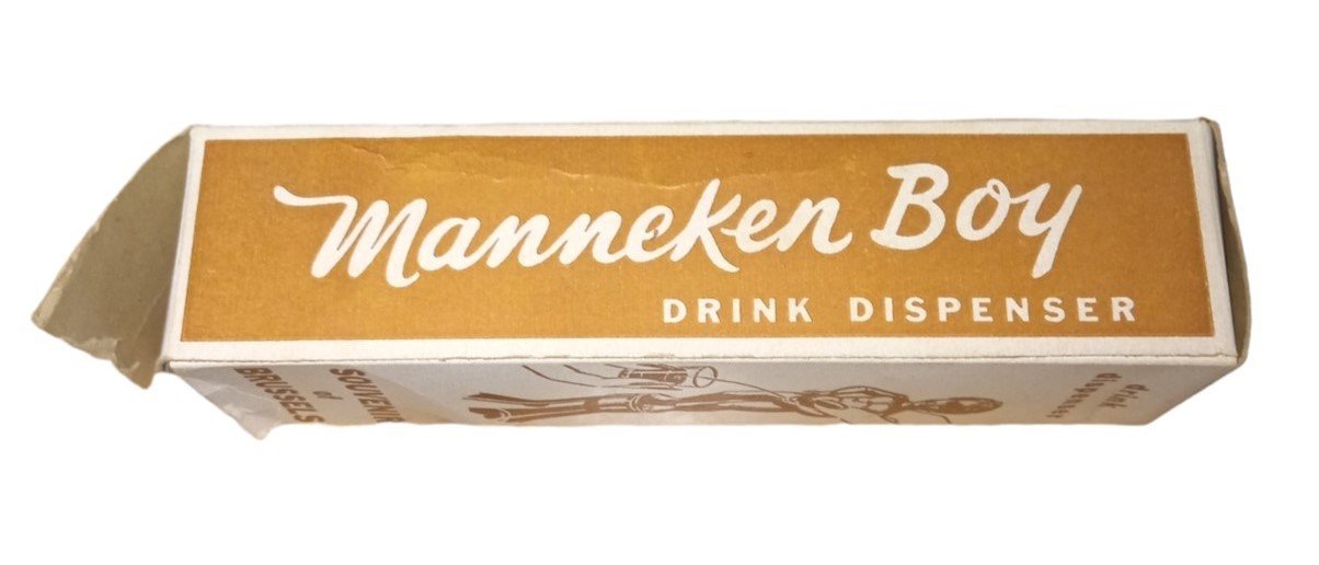 Manneken Boy Drink Dispenser Souvenir Of Brussels Vintage Collectible Barware