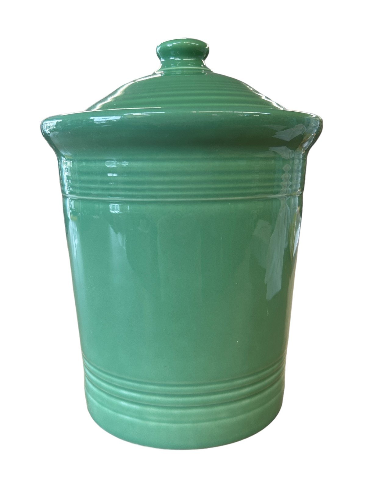 Fiesta - Meadow Green Medium Canister Homer Laughlin HLC Ceramic