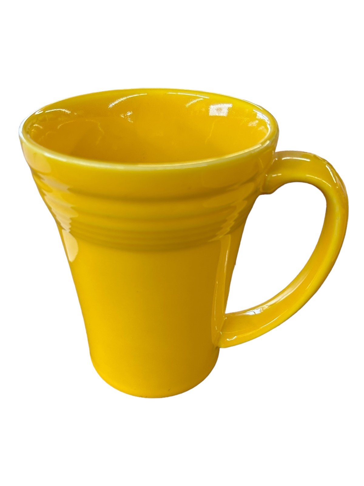 Fiesta - Daffodil Yellow Bistro Latte Mug Ceramic Coffee Cup Tea Homer Laughlin