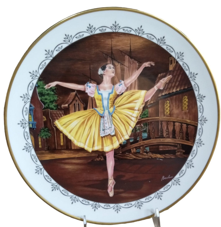 Boehm Tribute to the Ballet Antique Handcrafted Bone China Vintage Set of 3