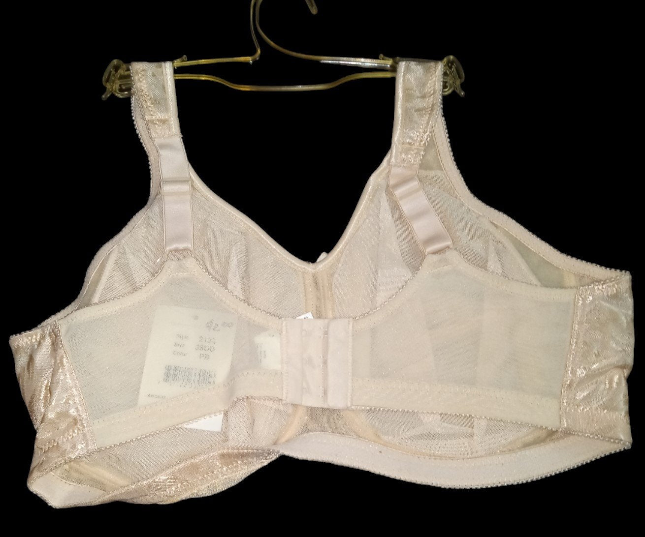 Amoena Bra Pearl Beige Style 2133 Size 38DD New Lingerie Store w/ Tags