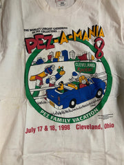 Pez-A-Mania Shirt 1988 Cleveland Ohio Pez Convention Size Small Graphic Tee