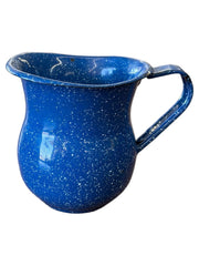 Cinso Baltillo-Mexico Blue with White Speckles Enamel Camping Set Vintage