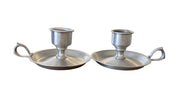 Kirk Stief pewter P77-30 Pair of Candlestick Holders