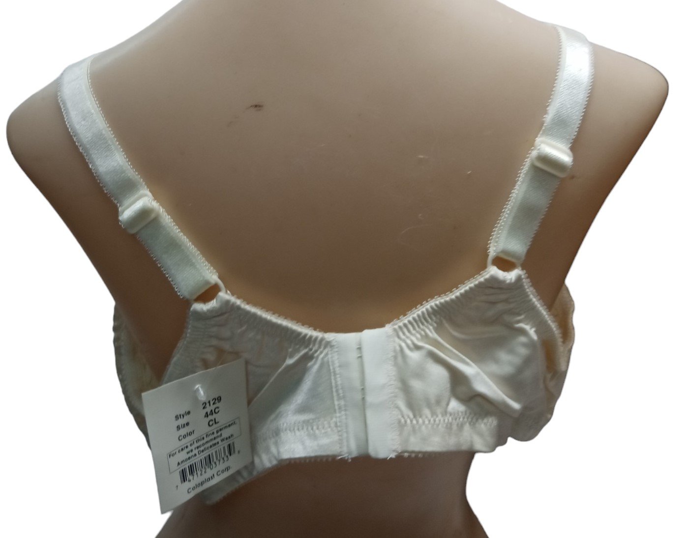 Amoena Bra Cream Style 2129 Size 44C New Lingerie Store w/ Tags