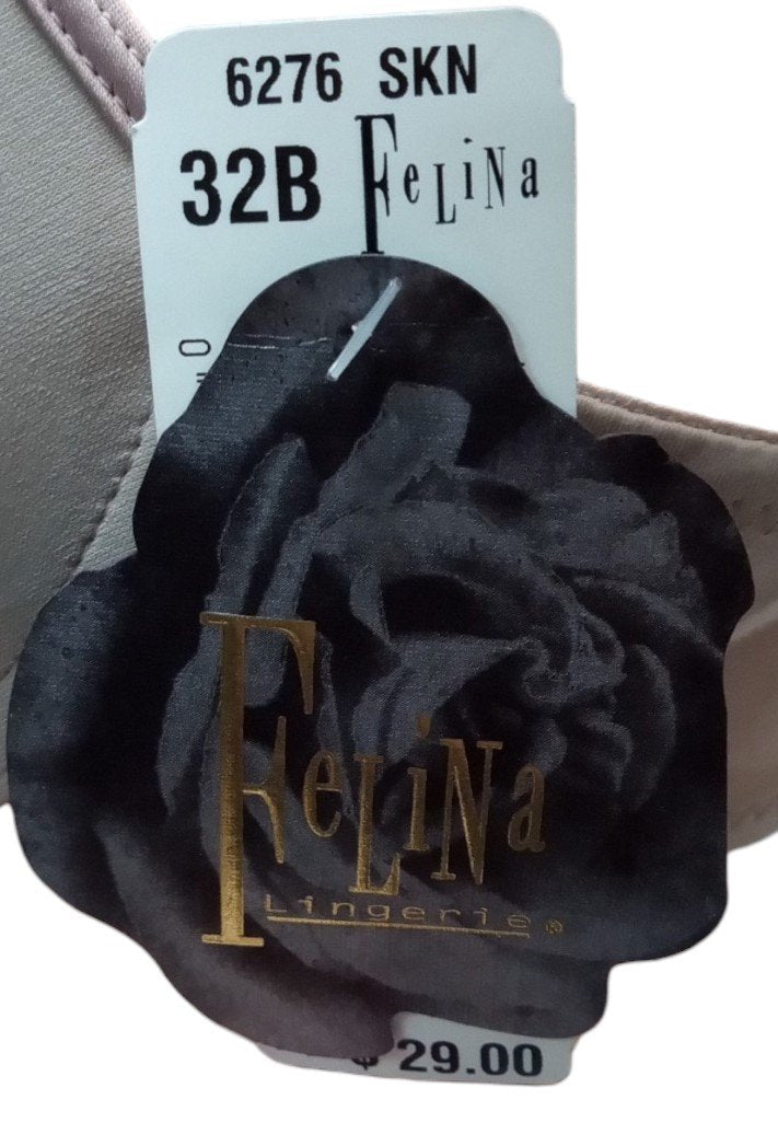 Felina Lingerie Style 6276 Skin Size 32B New Lingerie Store w/ Tags