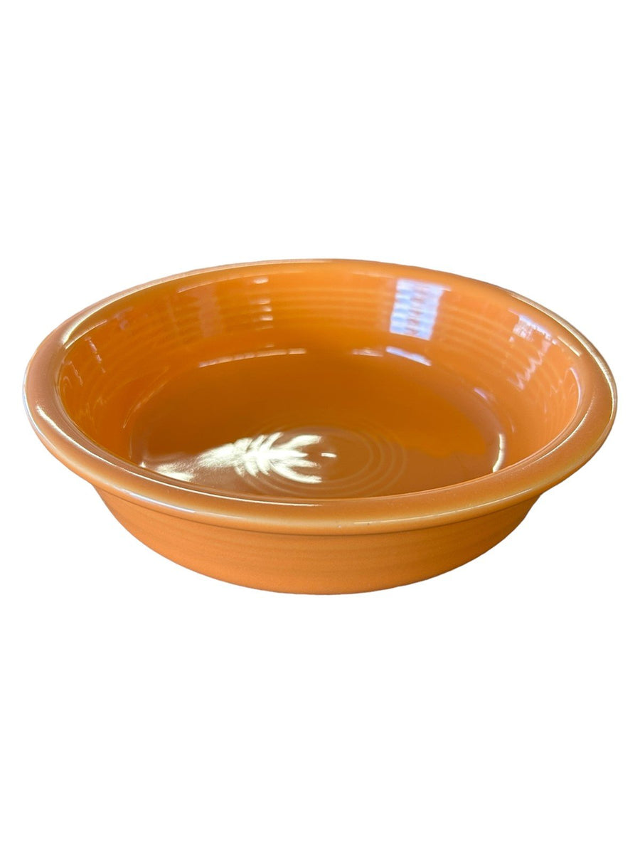 Fiesta - Tangerine Orange Medium Soup Bowl Homer Laughlin Kitchenware Dinner HLC