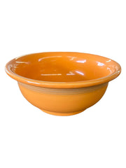 Fiesta - Tangerine Orange Medium Mixing Bowl Homer Laughlin Ceramic Kitchenware