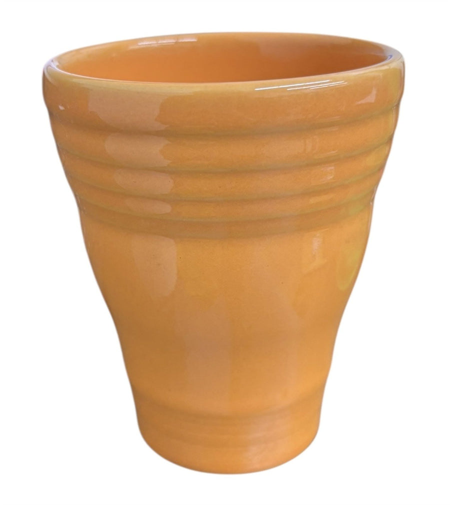 Fiesta - Tangerine Orange Bathroom Tumbler Homer Laughlin Ceramic Cup Home Decor